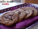 Cookies double Nutella® {avec du Nutella dans la pâte et avec des chunks de Nutella}