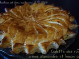 Galette des rois crème d’amandes et citron (lemon curd)