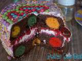 Polka Dot Cake {gâteau à pois multicolores}