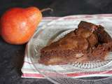 Gâteau moelleux chocolat poires