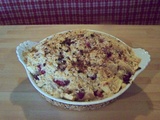 Crumble pommes/poire/framboises