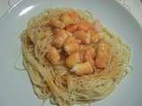Spaghetty aux crevettes