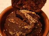 Vegans Muffins Coco Choco pour Madame de la Cartonnite Aigüe
