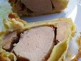 Filet mignon de porc au foie gras en pâte feuilletée