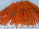 Bâtonnets de carottes