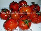 Poêlée de tomates cerise aux herbes de provence