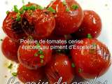 Poêlée de tomates épicé au piment d'Espelette