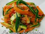 Tagliatelles de courgettes et carottes