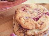 Cookies à la framboise et chocolat blanc