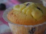 Muffins à la myrtille et coeur de cheesecake ou cheesemuffin