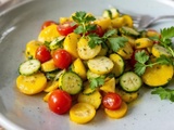 Salade de courgette jaune : recette facile et savoureuse pour un plat léger et coloré
