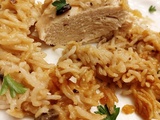 Plat de poulet et de riz au four (4 ingrédients)
