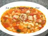 Soupe italienne aux légumes et boulettes