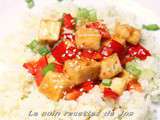 Tofu à la sauce sucrée au chili