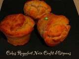 Petits cakes roquefort noix et confit d'oignons (Calorique)