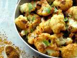 Chou-fleur rôti au curry indien et au beurre d’amande