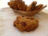 Cookies rustiques à la cacahuètes et aux raisins secs