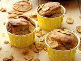 Muffins soyeux à la bergamote, cranberries & pétales de châtaigne {Sans Gluten, sans lactose, sans oeufs}