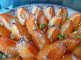 Tarte sablée « pain d’épices » aux abricots