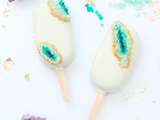 Cakesicle pops geode au rock candy