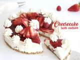 Cheesecake aux fraises sans cuisson