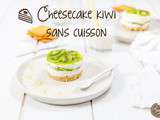 Cheesecake sans cuisson au kiwi, vous nous en direz des nouvelles
