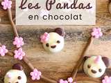 Chocolats au praliné panda