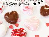 Cœurs en chocolat de la Saint-Valentin