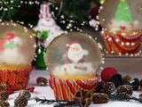 Cupcakes boule à neige