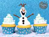 Cupcakes Olaf à la neige