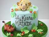 Gâteau Hakuna Matata du Roi Lion