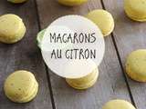 Macarons citron/fruits rouges
