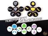 Mini cupcakes « Monstres vs Robots »