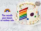Nos conseils pour réussir votre rainbow cake