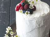 Vertical Layer cake aux fruits rouges