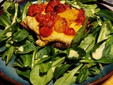 Bruschettas à crème de Haricots blancs et Tomates rôties