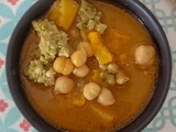 Curry de Pois Chiches , Butternut et Romanesco