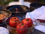 Tomates farcies aux encornets et au chorizo [tomates, fiche produits]
