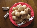 Macarons au Toblerone blanc