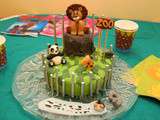 Gâteau 3D Zoo en pâte à sucre - Le GrouPiKat Club, cuisine à 6 mains