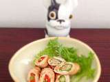 Maki de légumes à la viande sauce teriyaki 野菜の肉巻照り焼きソース