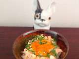 Oyakodon de saumon 鮭の親子丼