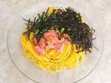 Spaghetti à la japonaise au mentaiko shiso et nori 和風明太海苔紫蘇スパゲティ