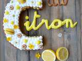 Letter cake façon tarte au citron