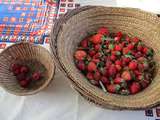Dernières fraises et le premières framboises