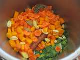 Soupe de légumes et curcuma