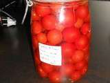 Tomates cerises au vinaigre