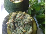 Courgettes rondes farcies