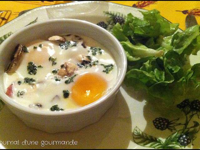 Oeufs cocotte à la cancoillotte MultiDélices Seb, blog culinaire