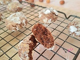 Biscuits moelleux à la pâte à tartiner (Crinkles Nutella)